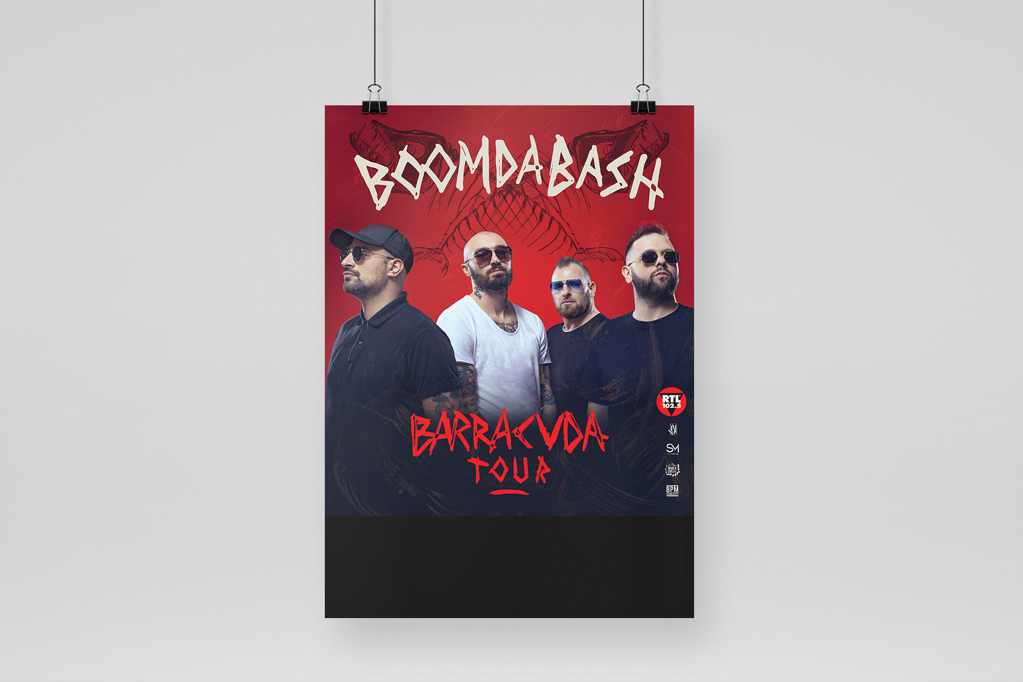 Boomdabash “Barracuda” – CD Pack, Tour Poster - img 10