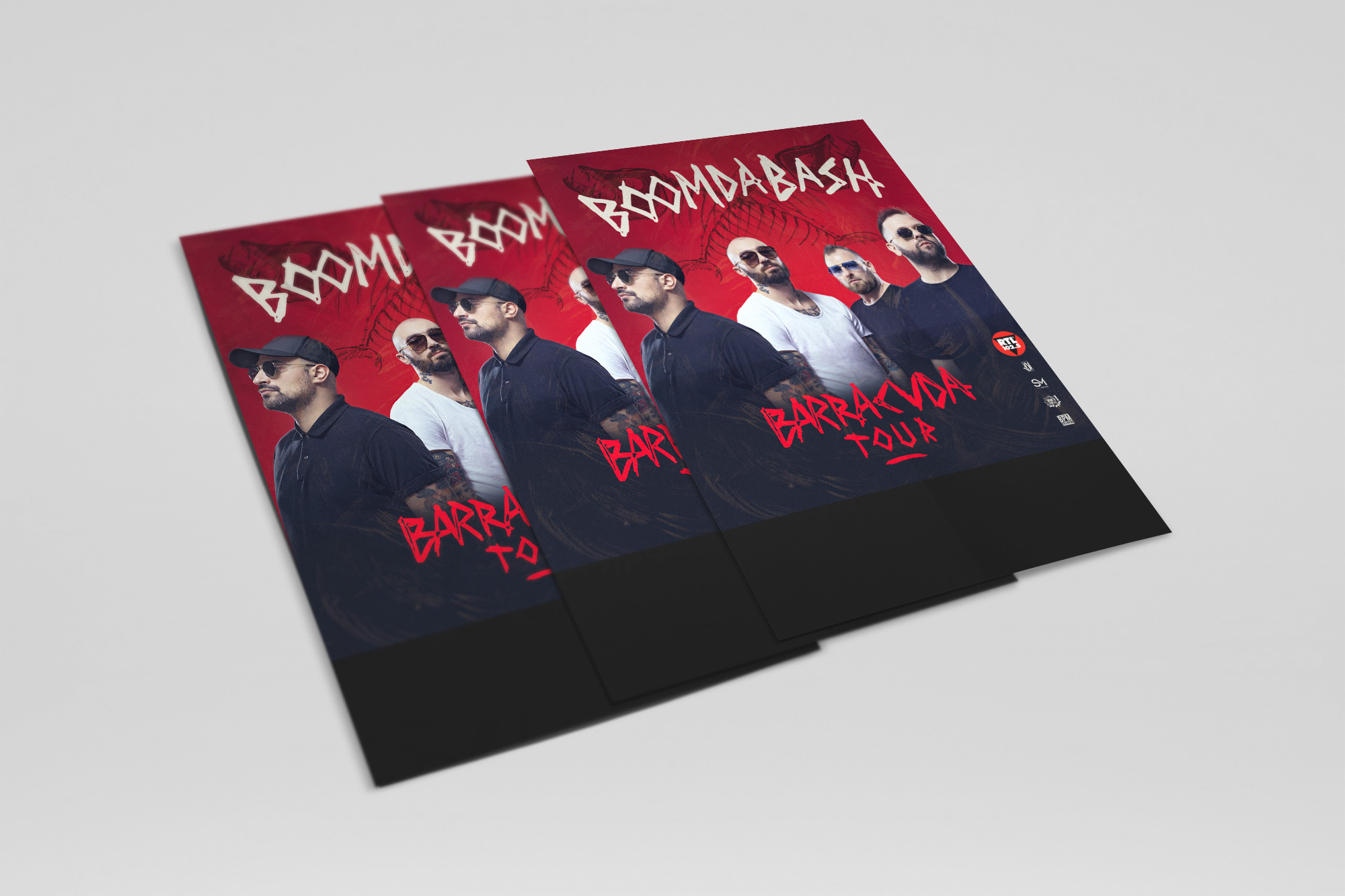 Boomdabash “Barracuda” – CD Pack, Tour Poster - img 12