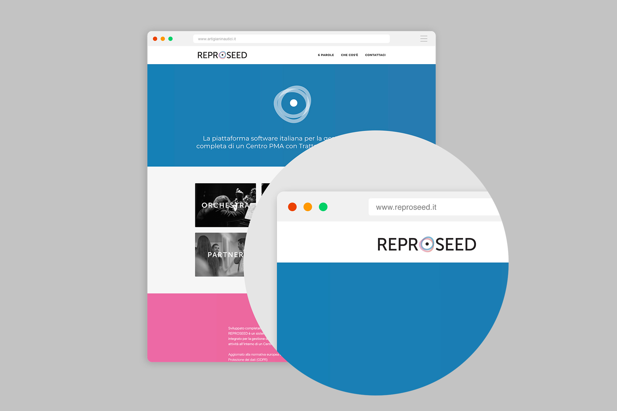 REPROSEED – logo, branding, adv, web - img 7