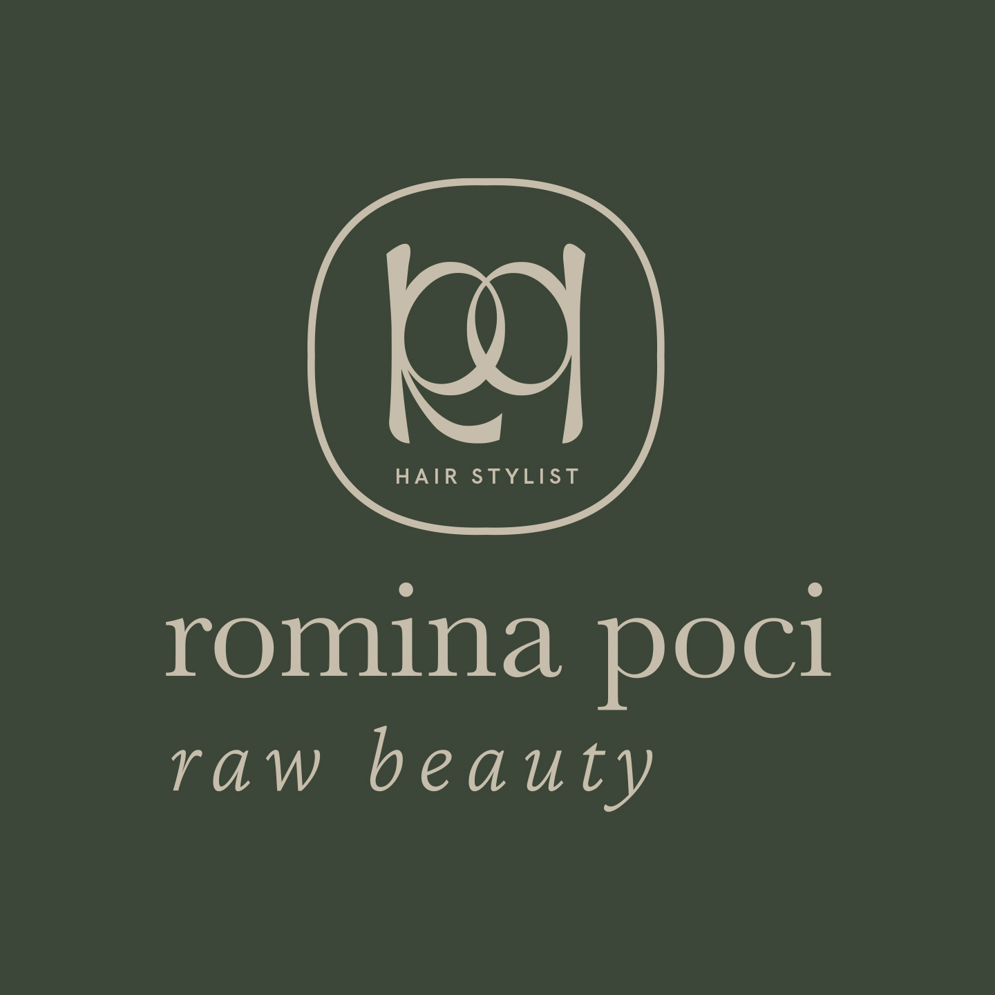 logo romina poci - raw beauty
