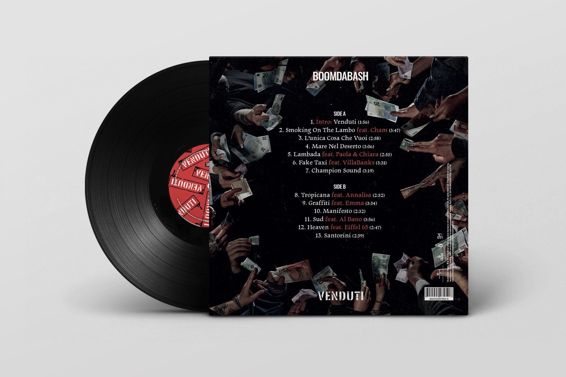 Boomdabash “Venduti” – CD/Vinyl Pack - img 11